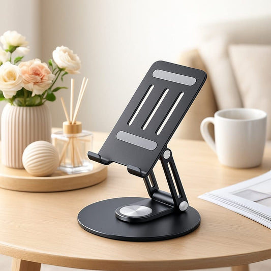 𝟑𝟔𝟎° 𝐑𝐨𝐭𝐚𝐭𝐚𝐛𝐥𝐞 𝐌𝐞𝐭𝐚𝐥 𝐏𝐡𝐨𝐧𝐞/𝐓𝐚𝐛𝐥𝐞𝐭 𝐒𝐭𝐚𝐧𝐝